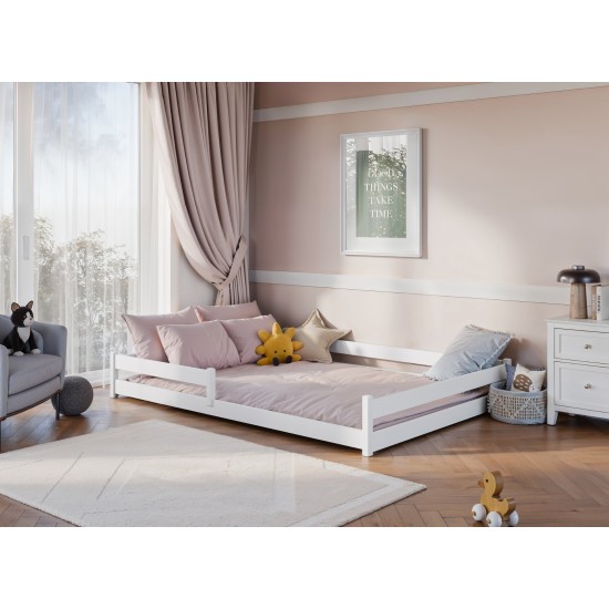 FINI 140x200 white childrens single bed Lano Furniture