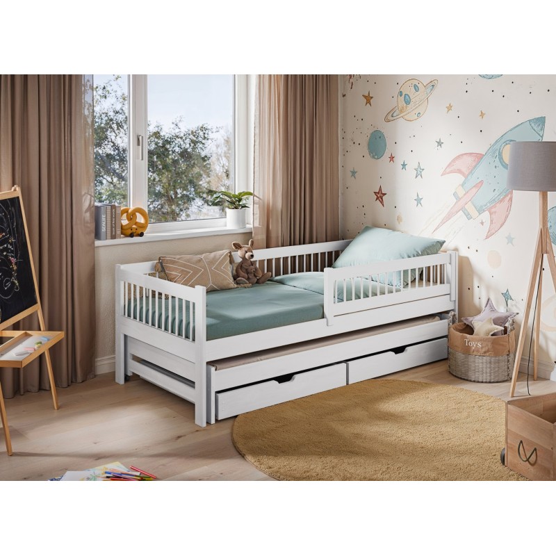 SOFTI 90x200 white childrens bed Lano Furniture