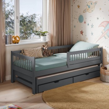 SOFTI 80x160 graphite children's bed Lano Furniture