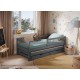 SOFTI 80x160 graphite childrens bed Lano Furniture