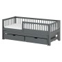 SOFTI 80x180 graphite children's bed Lano Furniture