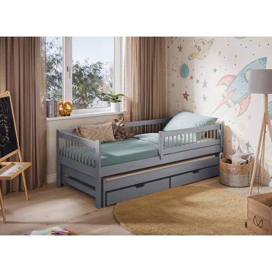 SOFTI 80x180 grey childrens bed Lano Furniture SOFTI 80x180 grey childrens bed Lano Furniture