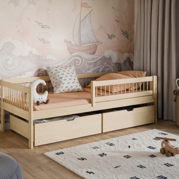 EDI 80x180 pine children's bed Lano Furniture