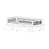 EDI 90x200 graphite childrens bed Lano Furniture