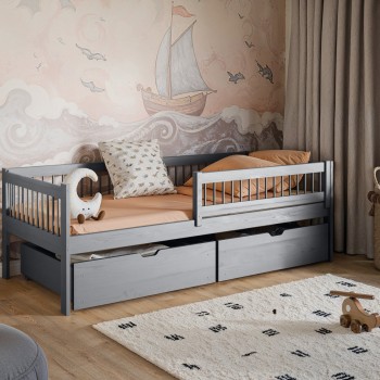 EDI 80x200 grey children's bed Lano Furniture