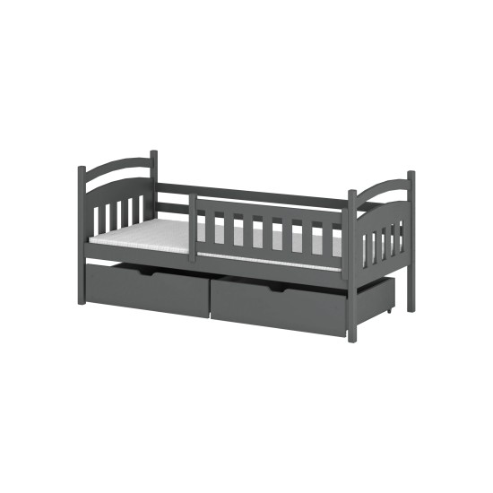 TERRY 80x200 graphite childrens bed Lano Furniture