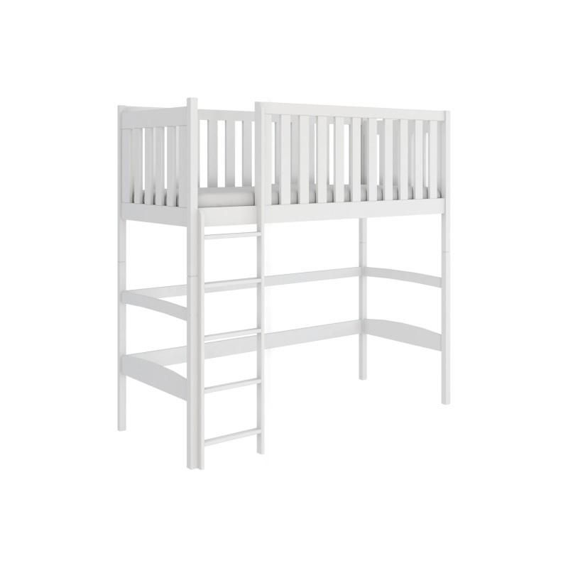 LAURA 90x190 white loft bed Lano Furniture