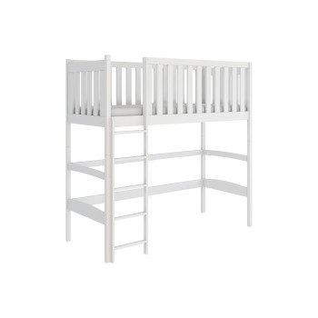 LAURA 90x200 white loft bed Lano Furniture