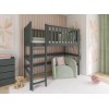 LAURA 80x200 graphite loft bed Lano Furniture