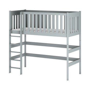 LAURA 80x160 grey loft bed Lano Furniture