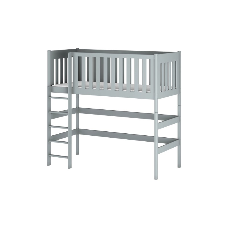 LAURA 80x160 grey loft bed Lano Furniture