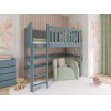 LAURA 90x200 grey loft bed Lano Furniture