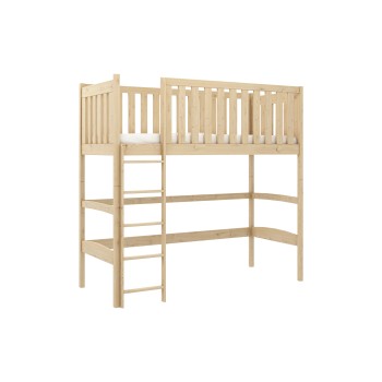 LAURA 80x160 pine loft bed Lano Furniture