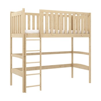 LAURA 90x190 pine loft bed Lano Furniture