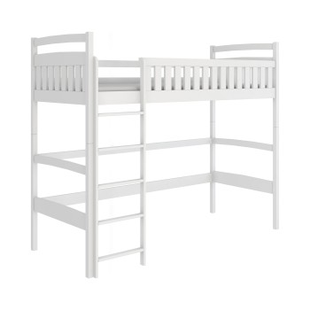 Υπερυψωμένο Παιδικό Κρεβάτι MIA 90x190 - white 