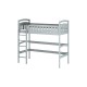 Υπερυψωμένο Παιδικό Κρεβάτι Montesori MIA 80x160 - grey Υπερυψωμένο Παιδικό Κρεβάτι Montesori MIA 80x160 - grey