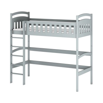 Υπερυψωμένο Παιδικό Κρεβάτι MIA 80x180 grey 