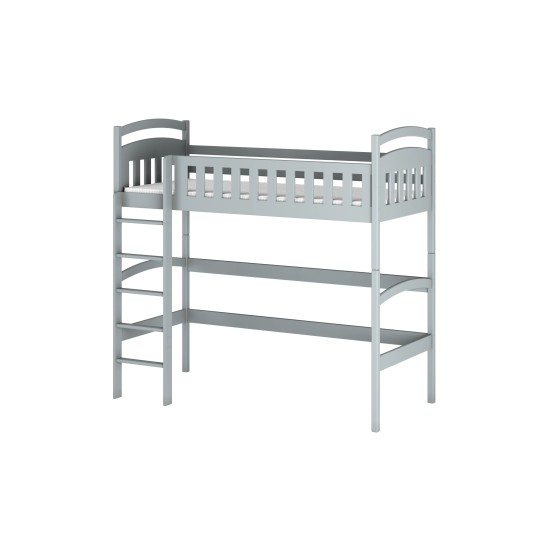 Υπερυψωμένο Παιδικό Κρεβάτι MIA 80x200 - grey