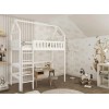 OTYLIA 80x200 white loft bed Lano Furniture