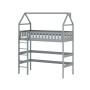 OTYLIA 80x200 grey loft bed Lano Furniture