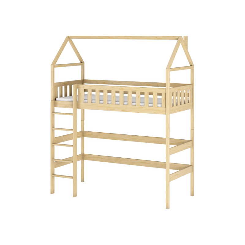 OTYLIA 80x180 pine loft bed Lano Furniture