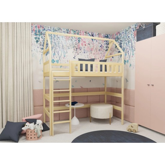 OTYLIA 80x180 pine loft bed Lano Furniture OTYLIA 80x180 pine loft bed Lano Furniture