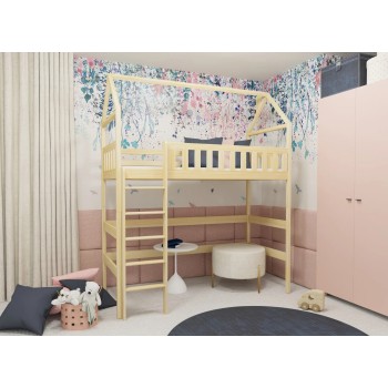 OTYLIA 90x200 pine loft bed Lano Furniture