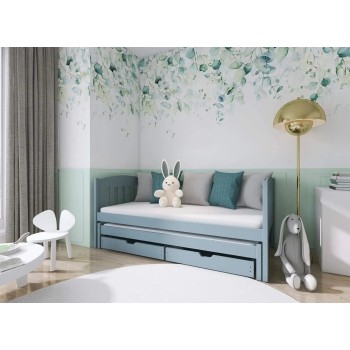 AMELKA 80x160 grey bunk bed Lano Furniture