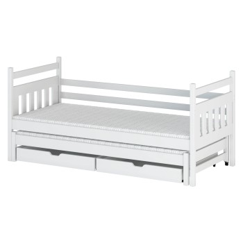 DANIEL 80x180 white bunk bed Lano Furniture