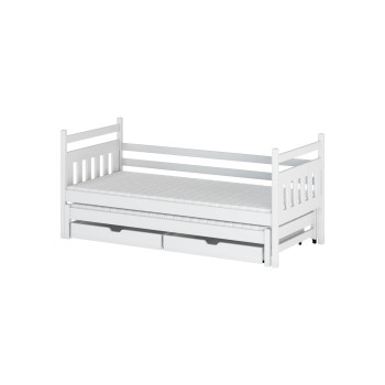 DANIEL 90x190 white bunk bed Lano Furniture