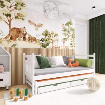 DANIEL 80x160 pine bunk bed Lano Furniture