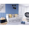GALAXY 80x160 white bunk bed Lano Furniture