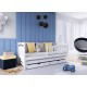 GALAXY 80x180 white bunk bed Lano Furniture