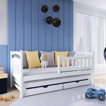 GALAXY 90x200 white bunk bed Lano Furniture