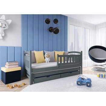 GALAXY 80x160 graphite bunk bed Lano Furniture