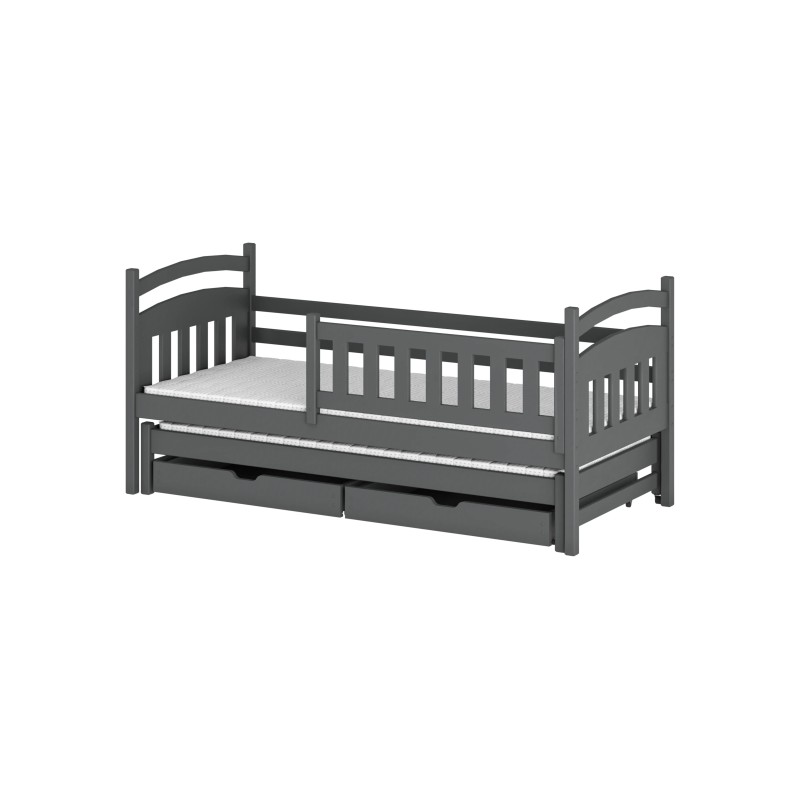 GALAXY 90x190 graphite bunk bed Lano Furniture