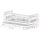 GALAXY 90x200 grey bunk bed Lano Furniture