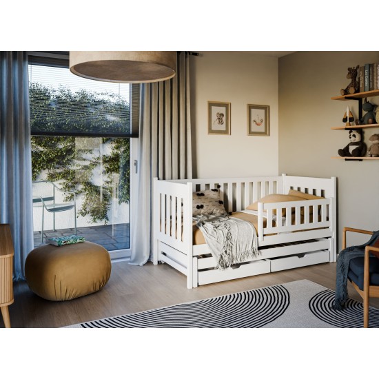 KAJA 80x160 white bunk bed Lano Furniture
