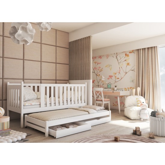 KAJA 90x190 white bunk bed Lano Furniture