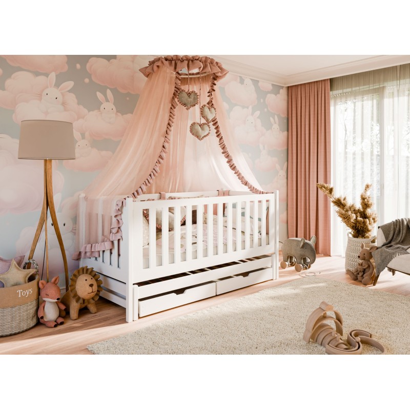 KAJA 90x190 white bunk bed Lano Furniture