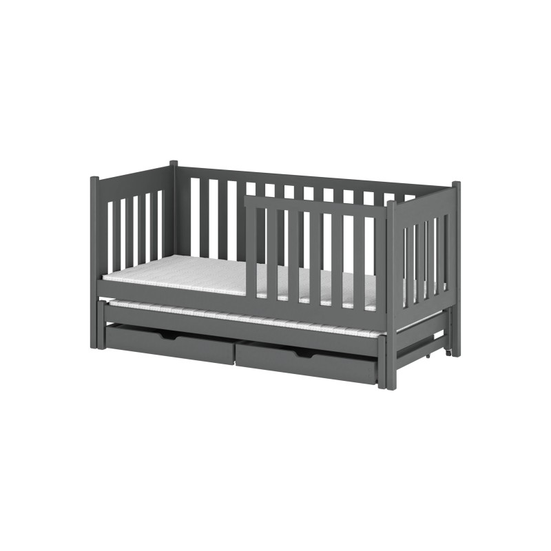 KAJA 90x190 graphite bunk bed Lano Furniture