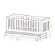 KAJA 80x180 grey bunk bed Lano Furniture