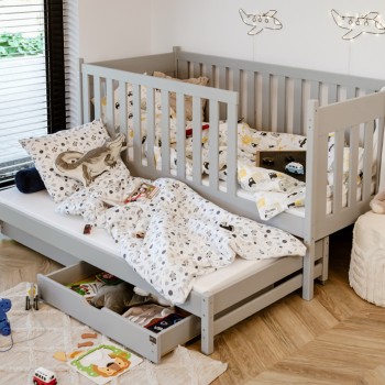 KAJA 80x200 grey bunk bed Lano Furniture