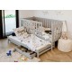 KAJA 90x200 grey bunk bed Lano Furniture
