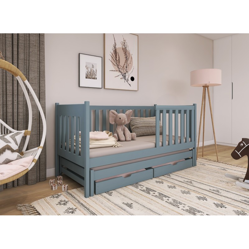 KAJA 90x200 grey bunk bed Lano Furniture