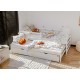 SENSO 90x200 white bunk bed Lano Furniture