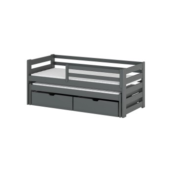 SENSO 80x160 graphite bunk bed Lano Furniture