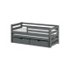 SENSO 80x160 graphite bunk bed Lano Furniture SENSO 80x160 graphite bunk bed Lano Furniture