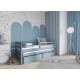 SENSO 80x200 grey bunk bed Lano Furniture