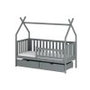Παιδικό Κρεβάτι Montessori Teepee SIMBA 80x160 grey